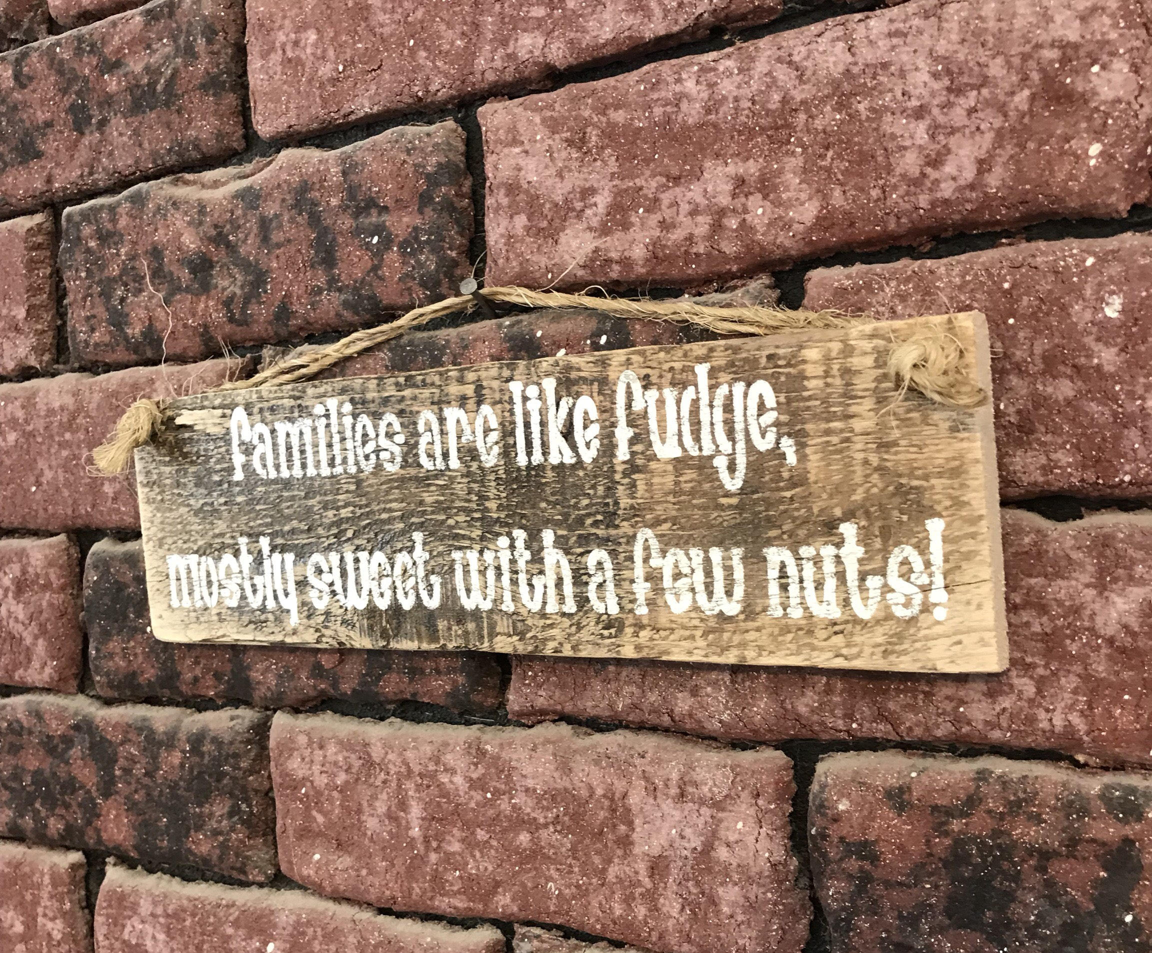 Families Are Like Fudge Sign Family Sign Family Wall Decor - Etsy
