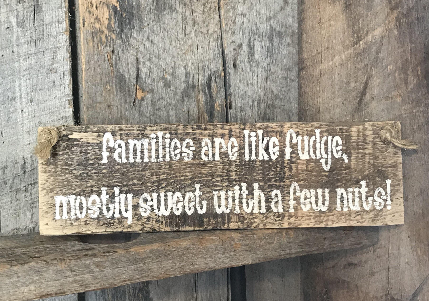 Families Are Like Fudge Sign Family Sign Family Wall Decor - Etsy