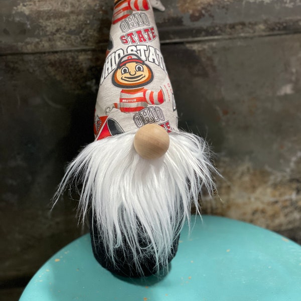 Ohio State Gnome - Ohio State Buckeyes - Buckeyes Mascot Gift - Birthday Present - Dorm Room Decor - College Graduation Gifts - Sports Gnome