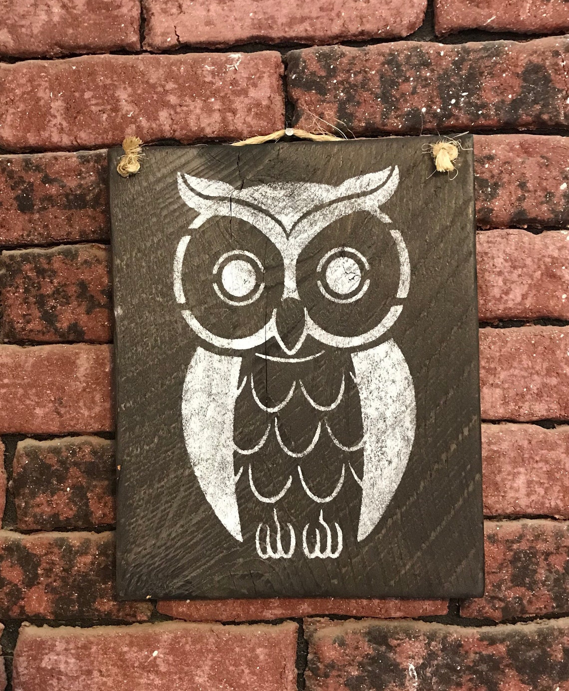 Owl Wall Art Barn Wood Sign Rustic Wall Decor Owl Gift Etsy