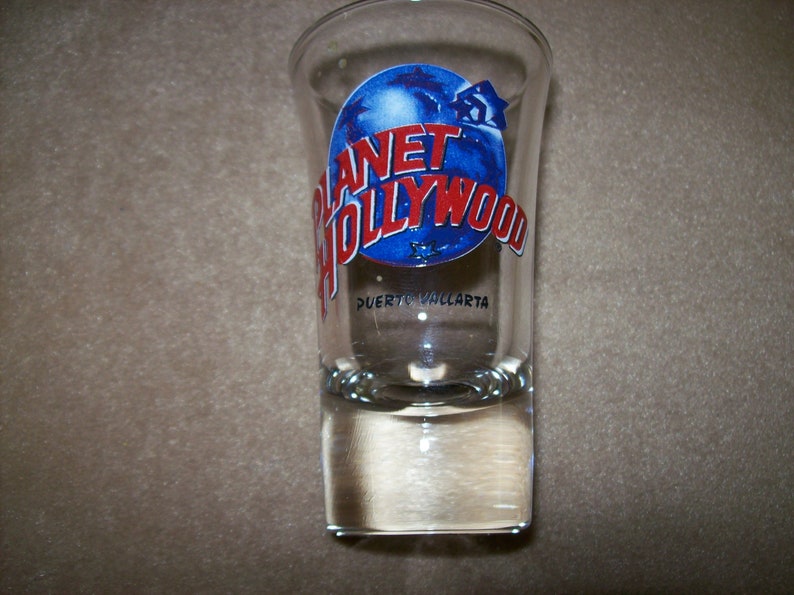 Vintage HOLLYWOOD Shot Glasspuerto Vallarta Souvenir Shot