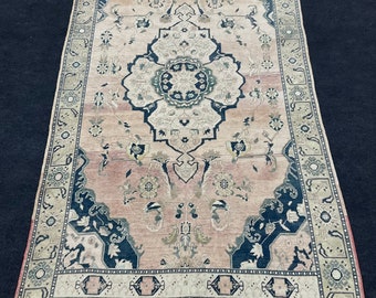 Turkish Rug, Oushak Rug ,Area Rug, Oriental Rug, Living Room Rug, Decorative Rug,Vintage Rug, Handmade Rug, 5x10 Rugs, Home Decor Rug