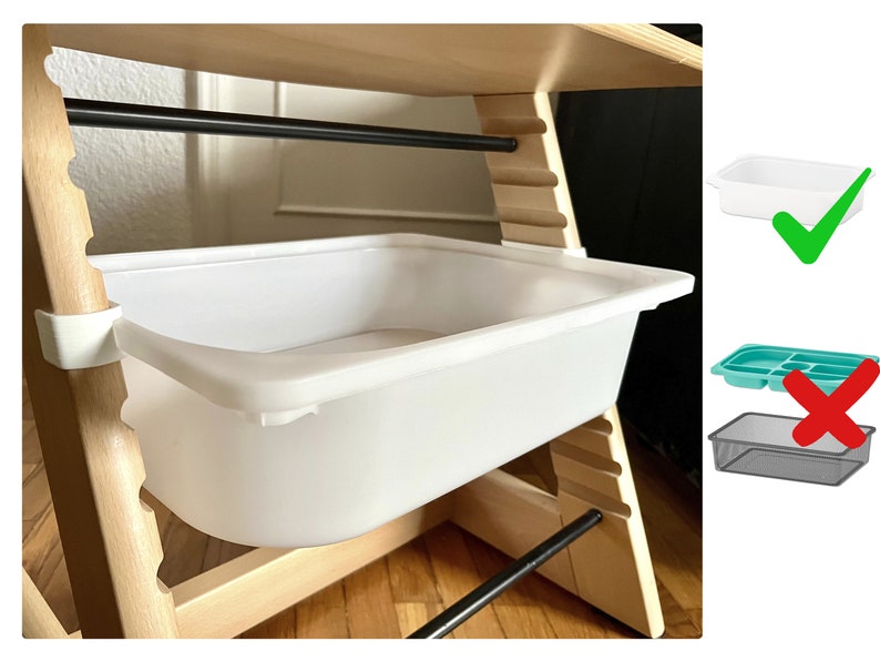 Adaptadores Trona Stokke Tripp Trapp para caja Ikea Trofast zdjęcie 4