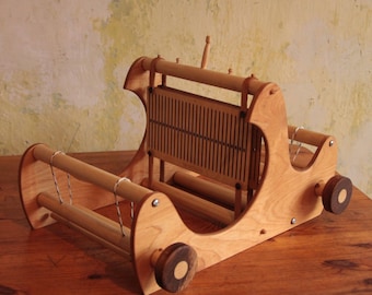 The Harvester- table loom -beginner loom, rigid heddle loom, hand weaving, band loom, tape loom, inkle loom, tapestry loom, children&#39;s loom