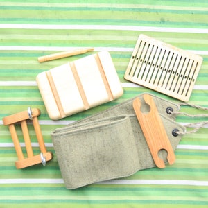 Your-All-Set!  complete backstrap weaving kit, band weaving, rigid heddle loom, all included weaving set, ready to weave, weaving kit