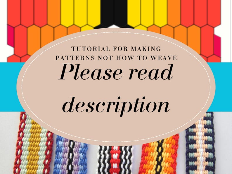 Instructions: basic pattern drafting a band/belt with the pocket loom, backstrap weaving, rigid heddle image 2
