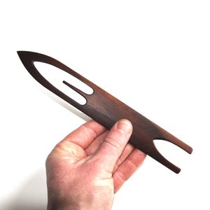 Hardwood weaving shuttle, netting shuttle, backstrap weaving, tablet, weaving loom tools, tapestry weaving, inkle weaving, wood shuttle
