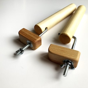 Clavijas de urdido, pinzas de urdido, postes de urdido, facilitan el urdido, herramienta de urdido portátil, herramientas de tejido, telares de cosecha, urdido directo