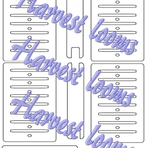 Heddles for backstrap weaving,P.I.Y format, rigid heddle loom, backstrap weaving, weaving for classroom, workshop weaving, classroom craft