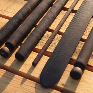 Backstrap loom - loom, weaving, learn to weave, guatemalan style weaving, mayan loom, backstrap weaving, weaving kit, fire treated wood