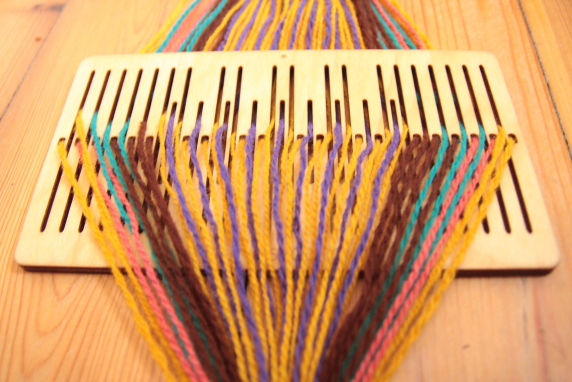 Double Slotted Rigid Heddle 9 Pattern Stringsloom Backstrap Etsy Canada