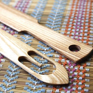 Shuttle and sword- saami weaving,pick up stick, tablet weaving, rigid heddle loom, backstrap loom, inkle loom, shed stick, baltic