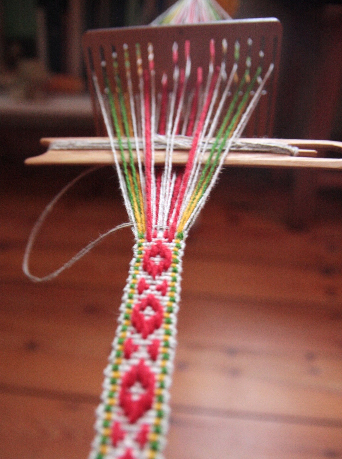 5 Double Slotted Rigid Heddle With Shuttle Backstrap Etsy Canada