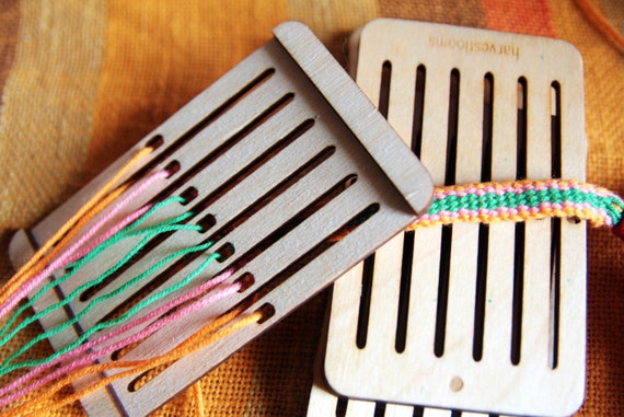 2Pcs Belt Weaving Kit, Wooden Belt Weaving Shuttle Tools For