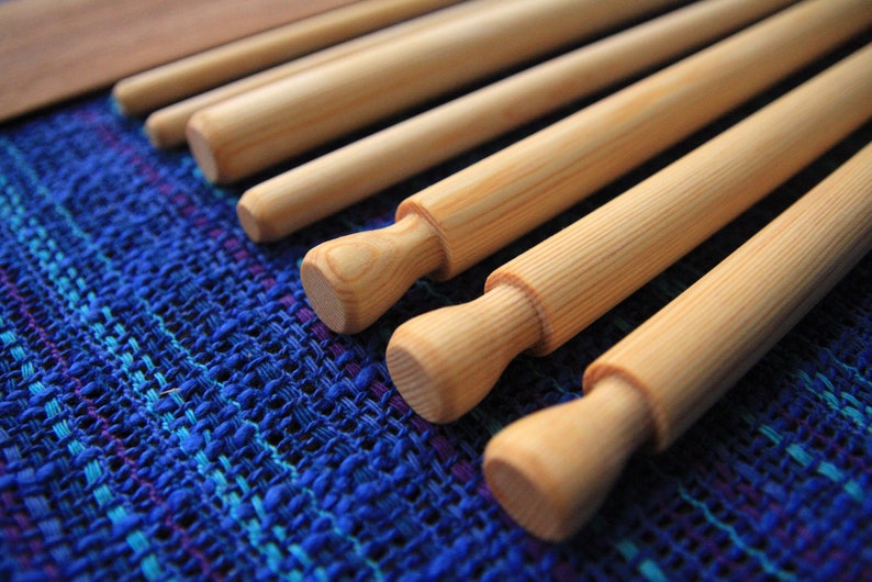 Latina Advanced- Mayan style weaving loom, backstrap loom, portable loom, pattern weaving, south american loom, asian loom, weaving, hand image 6