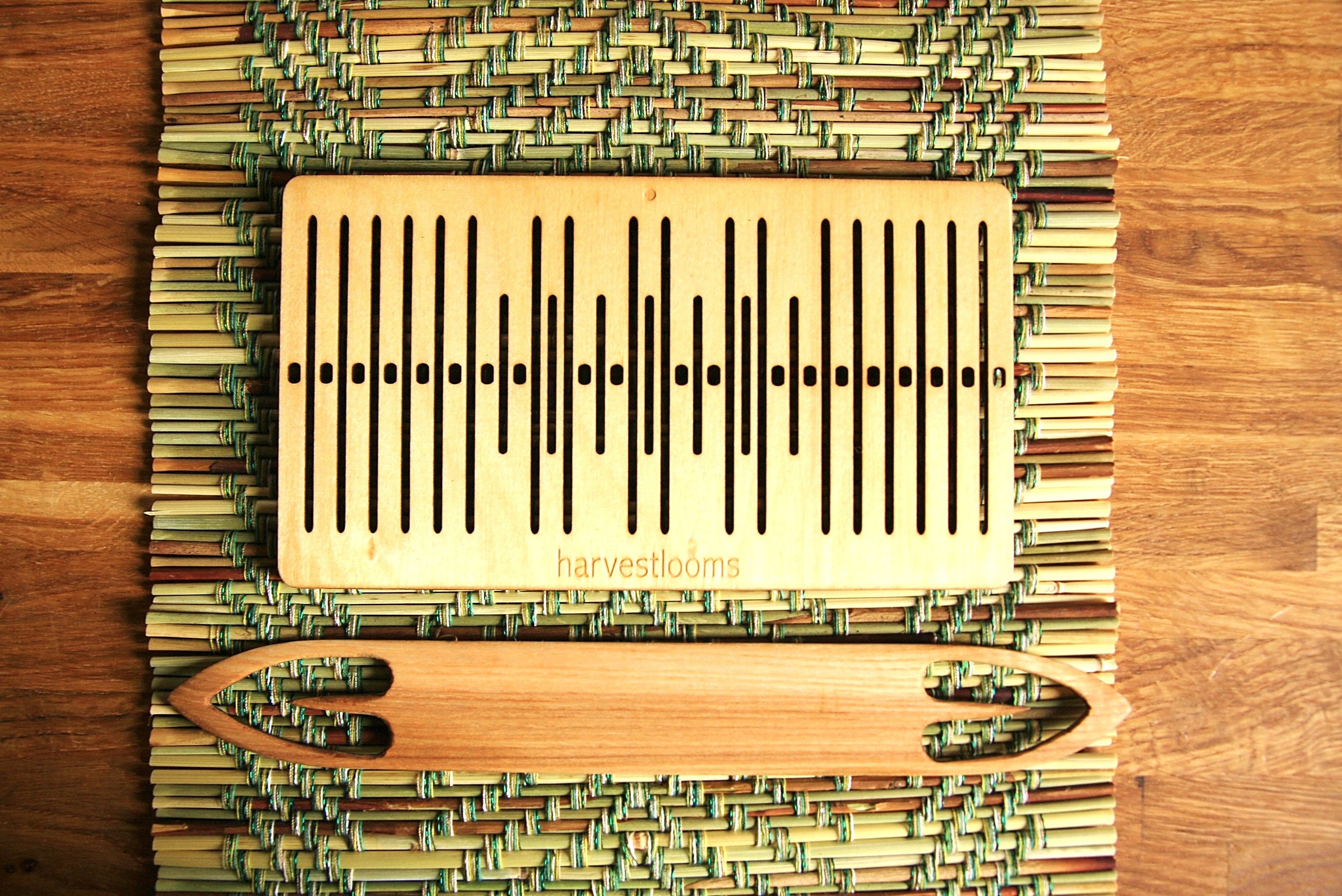 Double Slotted Rigid Heddle 7 Pattern Stringsloom Backstrap Etsy