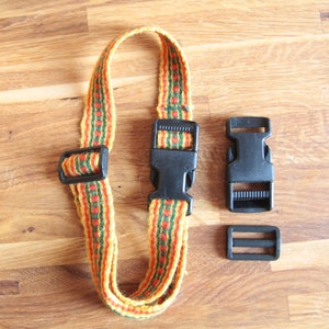 Adjustable band belt clips-kit for making an adjustable belt, weaving project, band weaving, backstrap weaving, DIY belt, DIY strap, collar