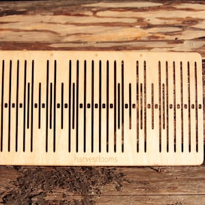 10 double slotted rigid heddle,saami bands,band weaving,belt weaving, sami, viking,baltic pickup,baltic design, pattern strings,weaving loom