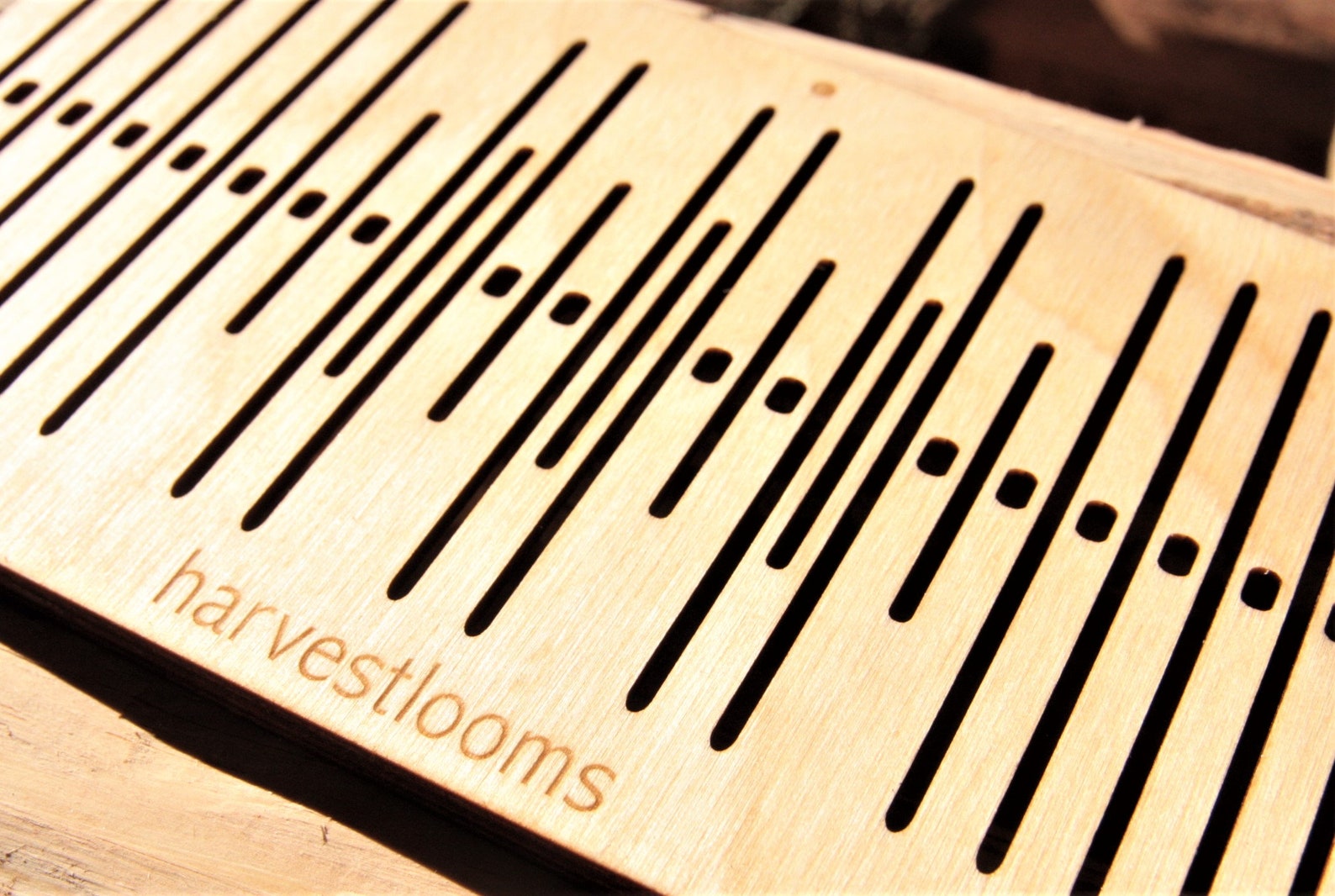 Double Slotted Rigid Heddle 7 Pattern Stringsloom Backstrap Etsy