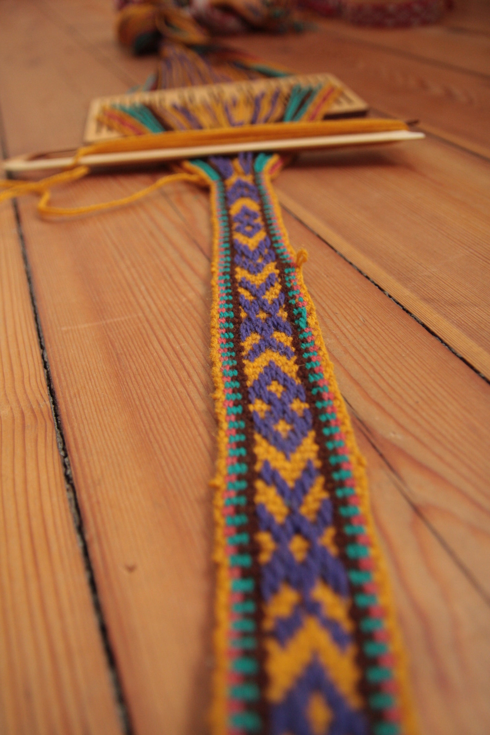 Double Slotted Rigid Heddle 9 Pattern Stringsloom Backstrap Etsy