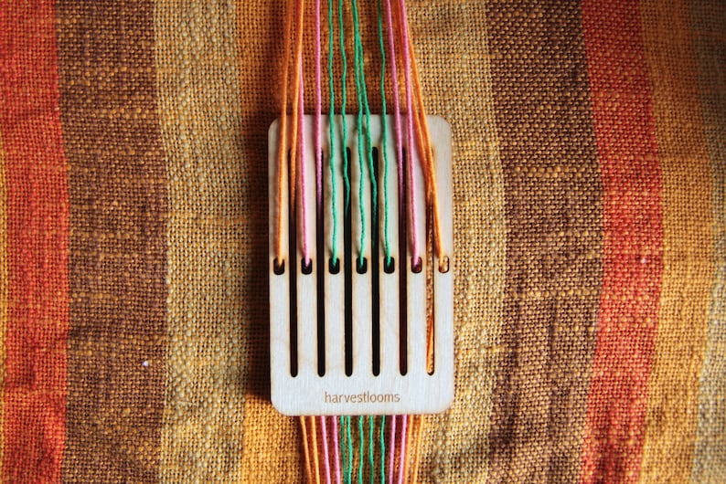 Mini Pocket Rigid Heddle Loom Band Weaving Back Strap Etsy