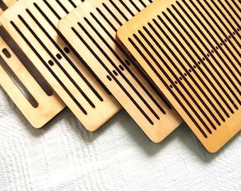 Weaving heddles- 3 dpi, 6dpi, 8dpi, 10 dpi, for backstrap weaving, table looms, inkle, band weaving, pattern sashes, wooden loom, easy loom
