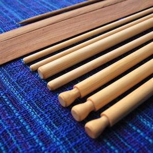 Latina Advanced- Mayan style weaving loom, backstrap loom, portable loom, pattern weaving, south american loom, asian loom, weaving, hand image 5