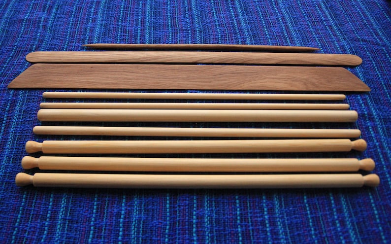 Latina Advanced- Mayan style weaving loom, backstrap loom, portable loom, pattern weaving, south american loom, asian loom, weaving, hand image 8