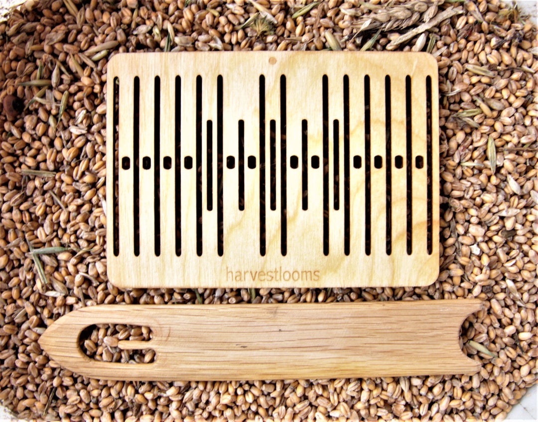 5 Double Slotted Rigid Heddle, With Shuttle, Backstrap Weaving, Tape