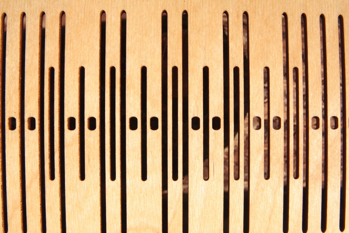 Double Slotted Rigid Heddle 9 Pattern Stringsloom Backstrap Etsy Canada