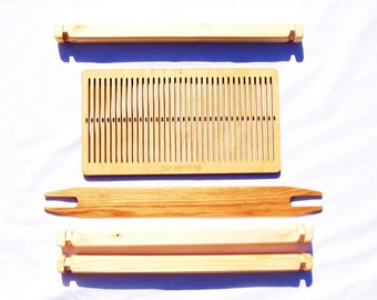 8dpi Eurotown backstrap loom - rigid heddle backstrap loom, learn to weave, loom, weaving loom, backstrap loom, medieval craft