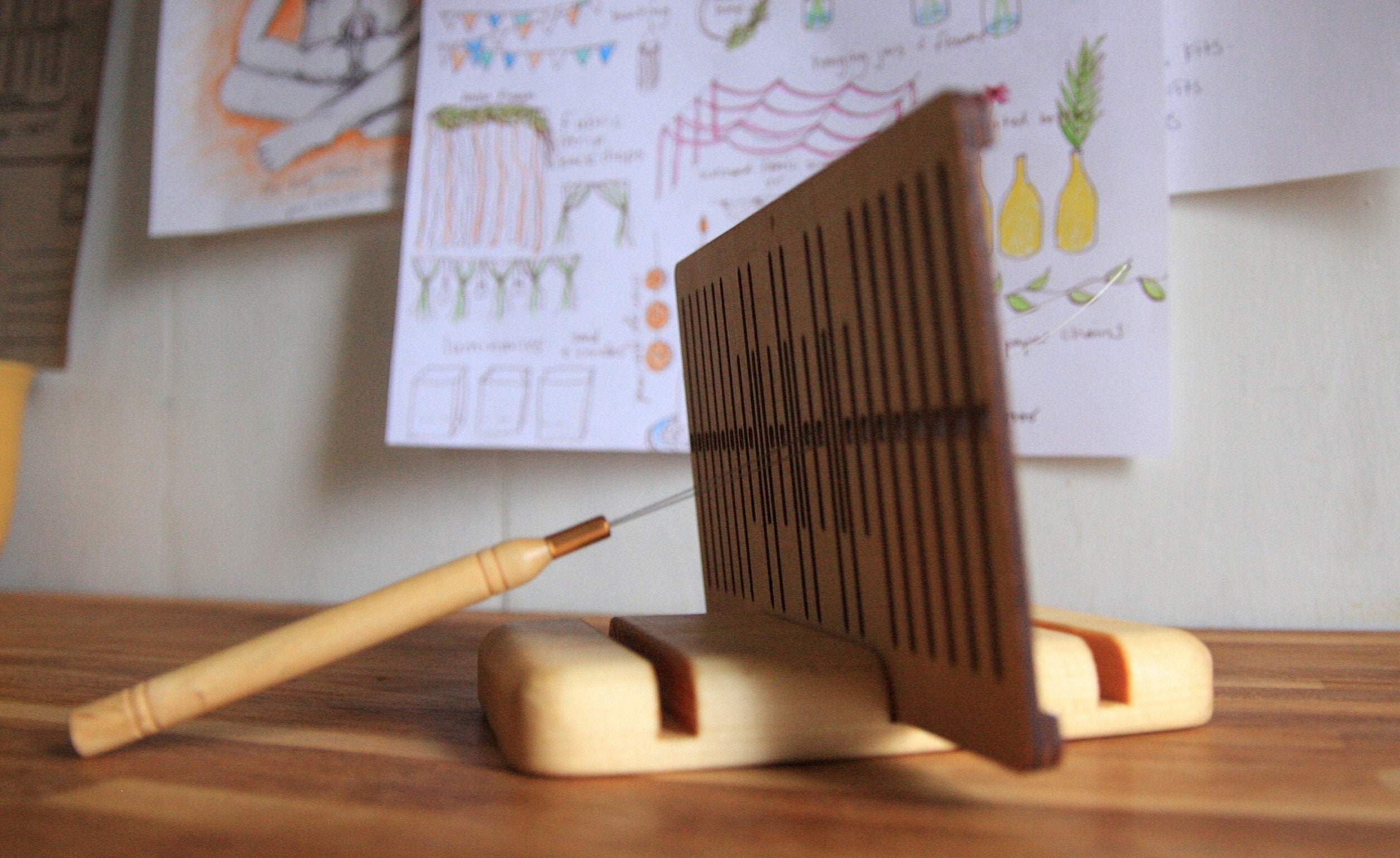 Heddle threaderreed hook weaving tool yarn puller Etsy