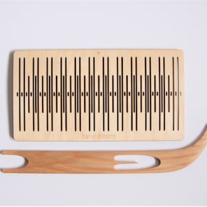 Telaio per tessitura a fascia a 21 slot, liccio a doppia fessura, liccio rigido, tessitura a motivi, fasce decorative, modelli di ripresa, tessitura di backstrap, inchiostro, nastro