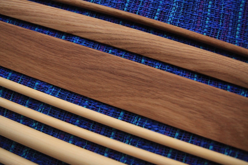 Latina Advanced- Mayan style weaving loom, backstrap loom, portable loom, pattern weaving, south american loom, asian loom, weaving, hand image 4