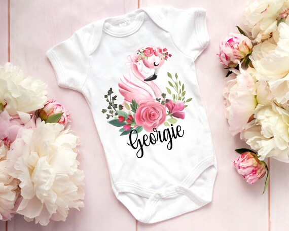 flamingo baby outfit