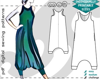 diy harem jumpsuit