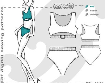 swimsuit pattern etsy