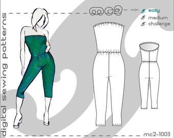 Catsuit pattern | Etsy