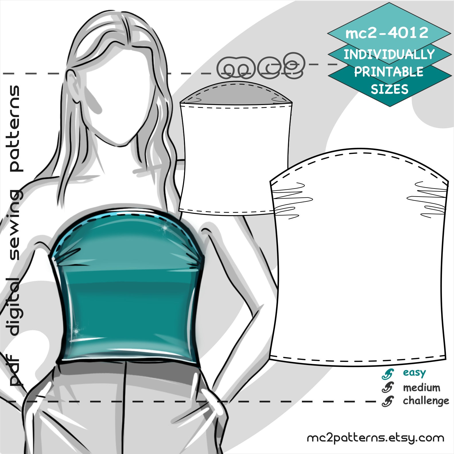 RAW EDGE/DROP SHOULDER T-SHIRT + PDF PATTERN MODIFICATION – Norris