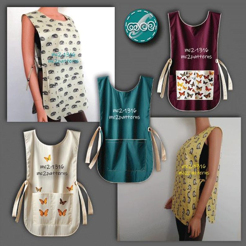 Classic Tabard-apron Sewing Pattern: Easy-to-make (digital PDF Download ...