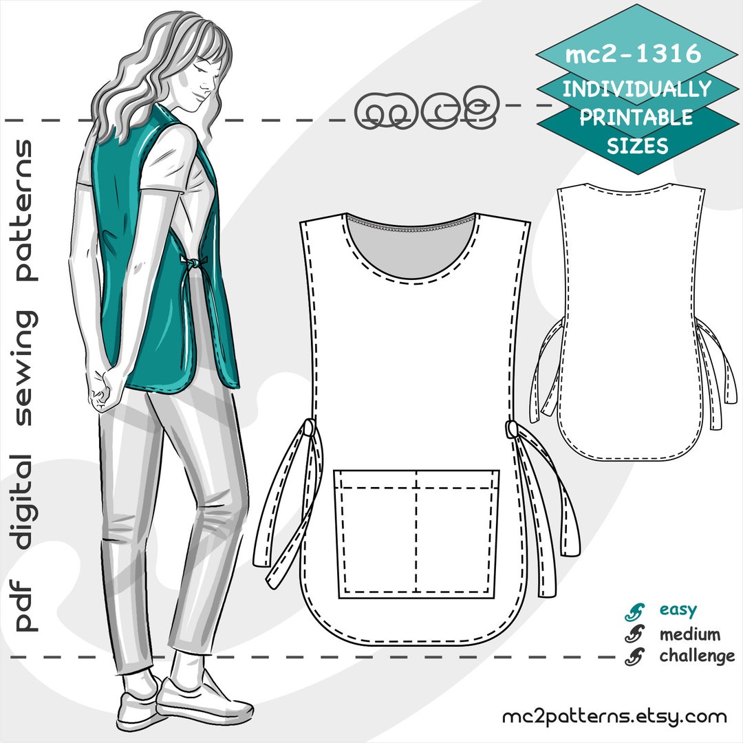 s-3xl-classic-tabard-apron-easy-to-make-digital-sewing-pdf-pattern-for-women-mc2patterns-mc2-1316-etsy