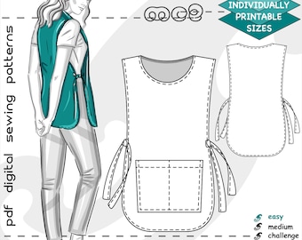 To The Moon Tabard Apron To The Moon Tabard Apron