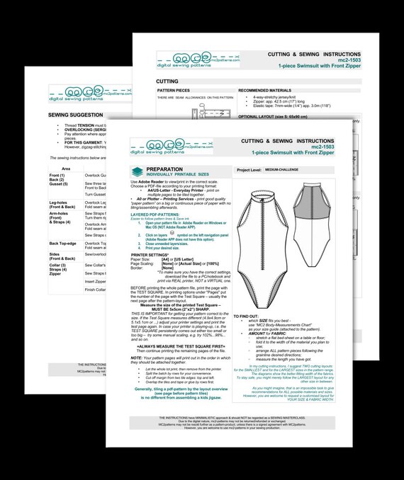 FREE PATTERN ALERT: 15+ Free Women's Swim Patterns  On the Cutting Floor:  Printable pdf sewing patterns and tutorials for women