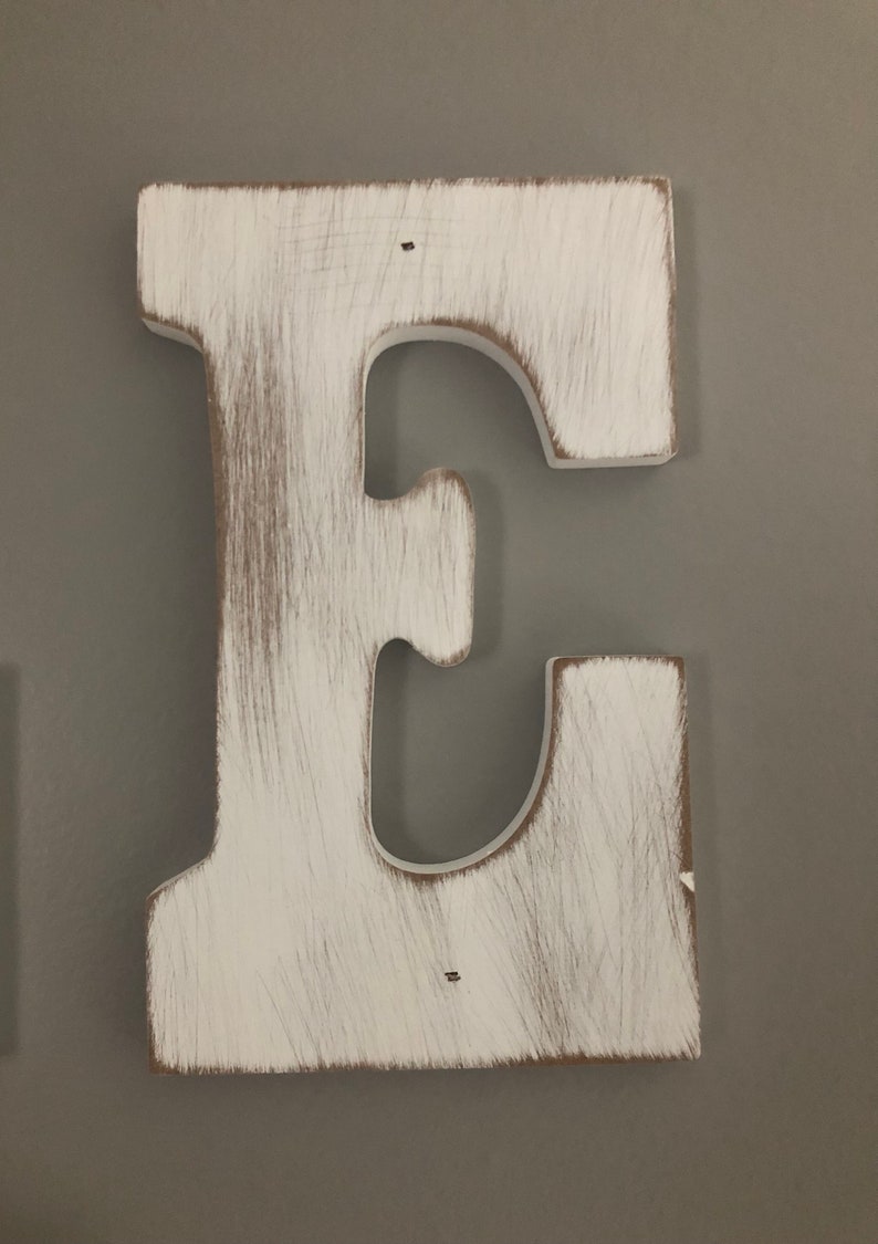 Rustic Wall Letters Distressed 9 Inch