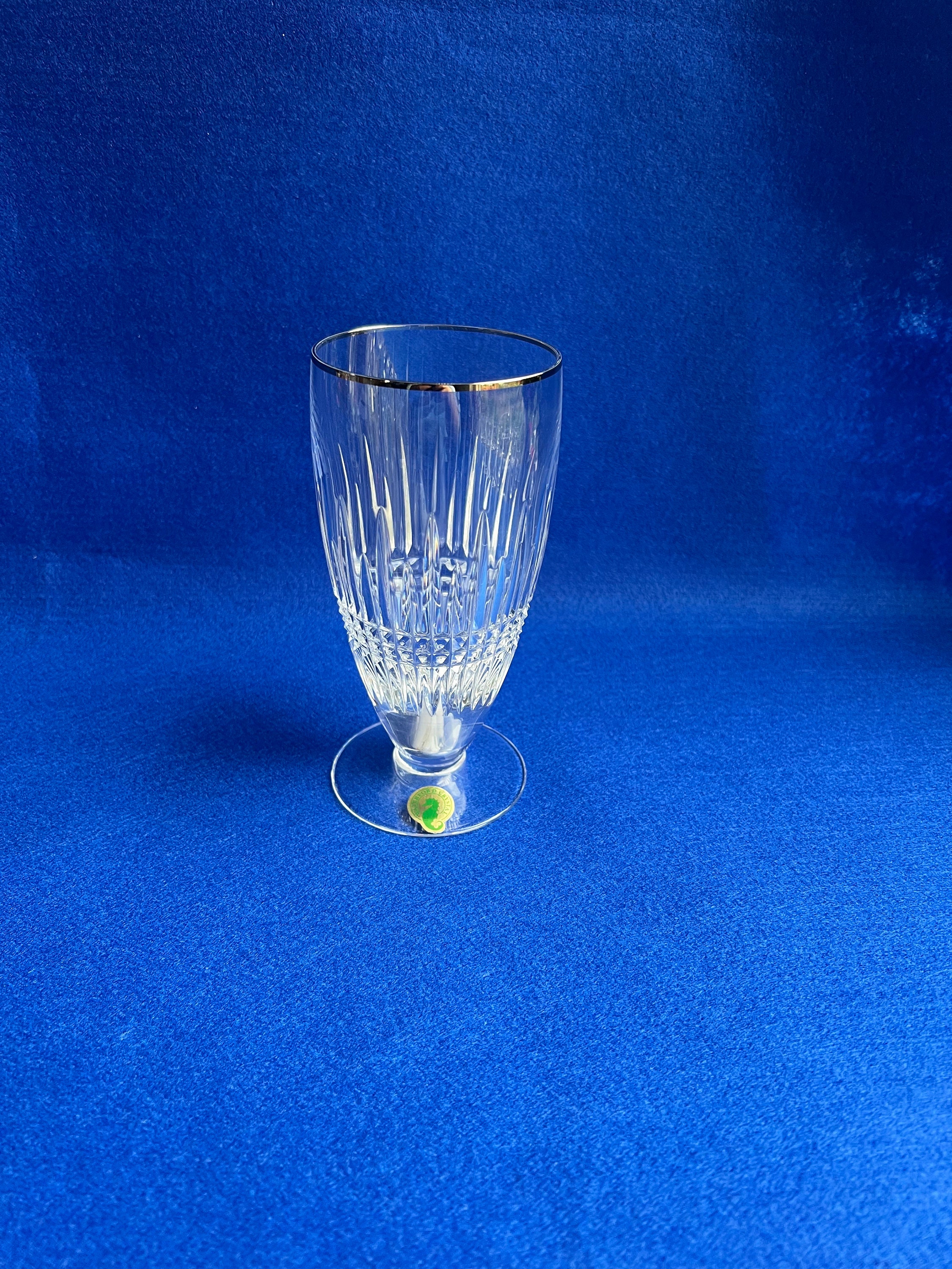 Waterford Lismore Tall Iced Beverage Crystal Glass - Elegant Cut Crystal, Handcrafted