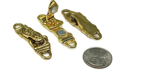 20 Magnetic Clasps Fold Over Magnetic Clasps Gold Magnetic Clasps for  Jewelry Making, Bracelet Clasps, Necklace Clasps 9462 