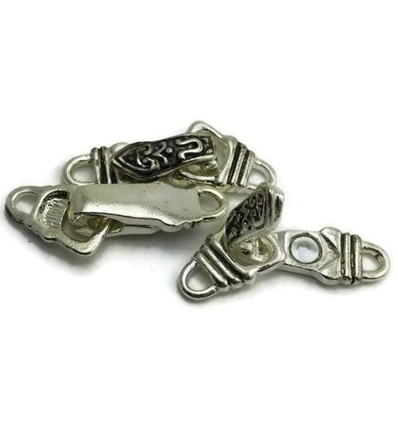 Silver Fold Over Magnetic Clasps Jewelry Making Clasps Clasps for Bracelets  Clasps for Necklance Silver Clasps 4296 