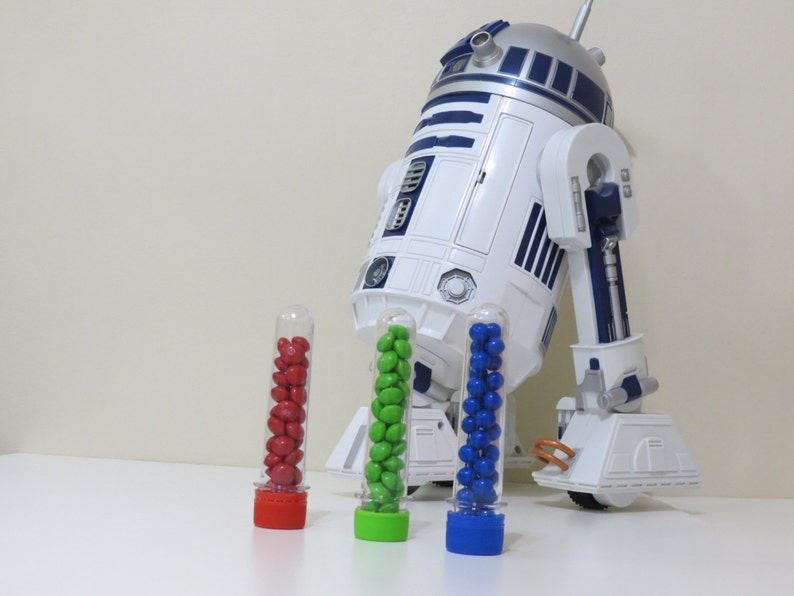6pc Star Wars Inspired Lightsaber Candy Tube