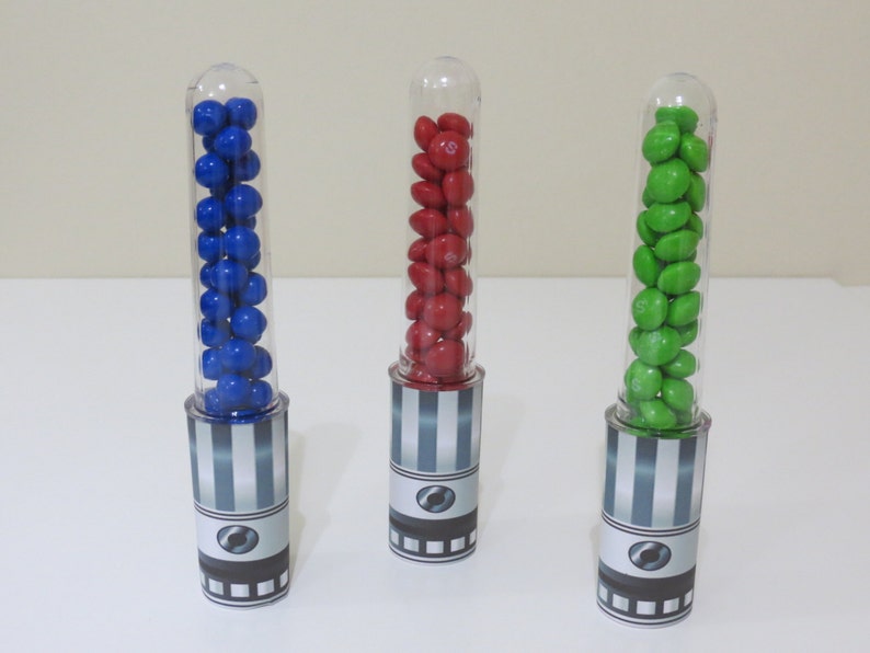 6pc Star Wars Inspired Lightsaber Candy Tube