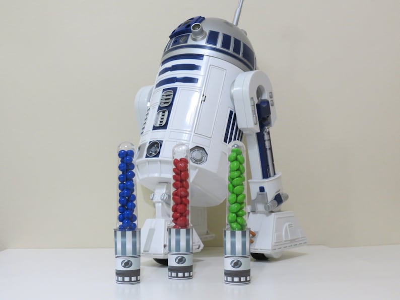 6pc Star Wars Inspired Lightsaber Candy Tube